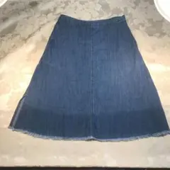 ZARA BASIC   デニム  フレアー　台形　スカート