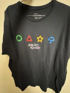 SQUID GAME イカゲーム プリント Tシャツ 半袖 古着 メンズ 2XL