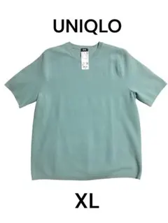 UNIQLO ウォッシャブルミラノリブニットTシャツ XL