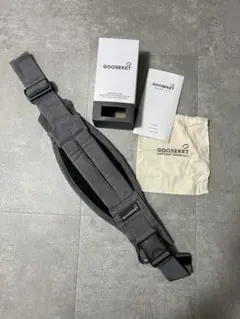 【美品】GOOSEKET グスケット 抱っこひも グレー