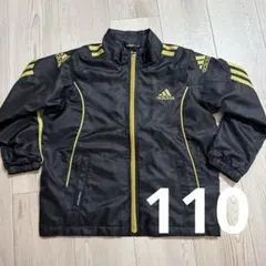 adidas CLIMAPROOF ジャージ 黒/黄色　110