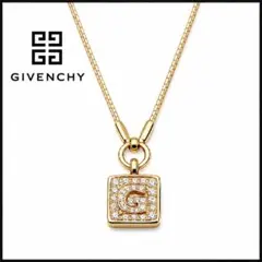 ジバンシー GIVENCHY ネックレス Gロゴ キューブ シルバー レディースのサムネイル