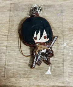 進撃の巨人 ラバーストラップコレクション ミカサ①