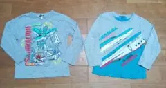 新幹線 シンカリオン 長袖Tシャツ 2枚セット