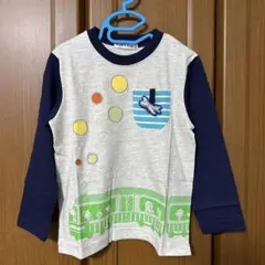 バブチップ BabChip 飛行機 電車 長袖Tシャツ トップス 110