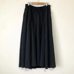 studioCLIP ブラック フレアスカート