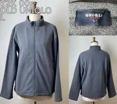 ★90s ビンテージ オールド ユニクロ フルジップ フリース ジャケット L