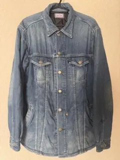 ブルーブルー HRM キルティング デニムシャツジャケット