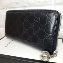 GUCCI グッチ 長財布 GG グッチシマ ラウンドファスナー 2642 - メルカリ