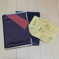 むす美 風呂敷 紫・赤 花柄