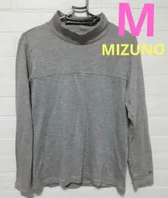MIZUNO メンズ M 長袖 トップス ハイネック 刺繍