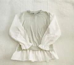 美品 devilock 春色ペプラムトップス