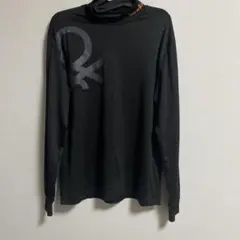 benetton 長袖タートルネックシャツ ブラック