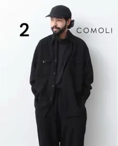 comoli 24aw ウールカシミヤ C.P.Oシャツ A03-02005