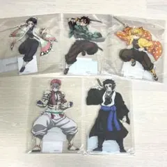 鬼滅の刃　アニプレックスオンラインくじ　ビッグアクリルスタンド　C賞　５点セット