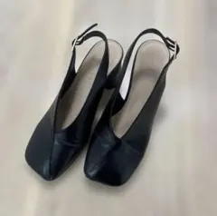 【美品】LEPSIM ストラップサンダル ブラック Mのサムネイル