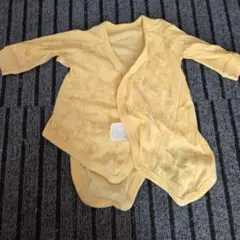 プーさん柄 コンビ肌着 60cm イエロー