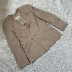 《 CORDIER コルディア 》ノーカラー テーラードジャケット サイズ42