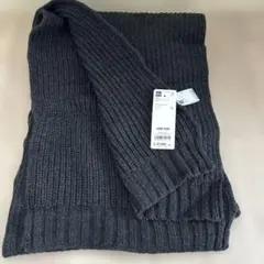 GU ダークグレー マフラー ワンサイズ