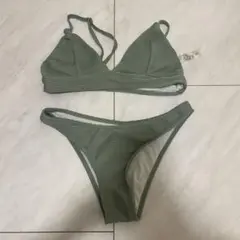 Forever 21 ダークグリーン オリーブ ビキニセット レディース - メルカリ