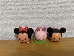 ミニーマウス・ミッキーマウス・ピグレットツムツムフィギュア 3体セット