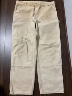 Carhartt ワークパンツ クリーム色　38インチ
