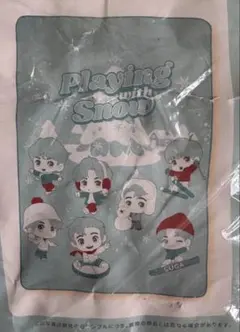 TinyTAN Playing with Snow ギガザッカふわふわビッグ毛布