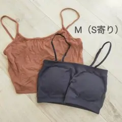 М　S　GU　バンドゥ　ブラトップ　ブラフィール　カップ付き