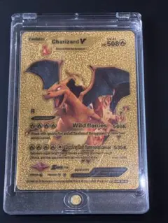 【超希少 激レア】海外版 ゴールドカード Charizard V リザードン