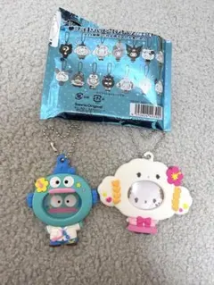 サンリオ フォトバッジ付きマスコット 『ハンギョドン、こぎみゅん セット』