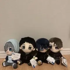 ツルネ つながりの一射 オリジナルぬいぐるみ 学生服ver. ４種セット