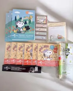 SNOOPY STUDIOS 文房具セット 14点