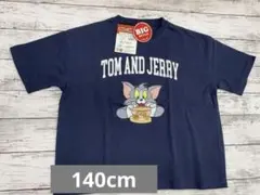 新品　セール　トムジェリ　Tシャツ　綿　トムandジェリー　140cmのサムネイル