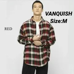 VANQUISH バンキッシュ チェックシャツ RED NEURON 　Mのサムネイル