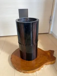 寸胴 竹製 池坊.龍生派　お稽古用のサムネイル