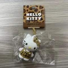 ハローキティ　ヒョウ柄キーホルダー