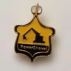 ピンバッジ　PINS SuperHeadz　パワーショベル