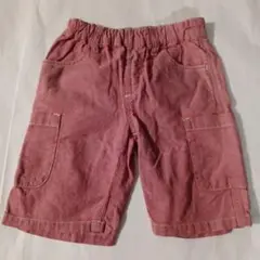 無印良品赤色ポケット付きパンツ 90サイズ