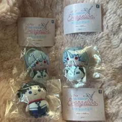 新品未開封品 エヴァポケット ぷちぬいぐるみ 碇シンジ 綾波レイ 3体 ガチャ