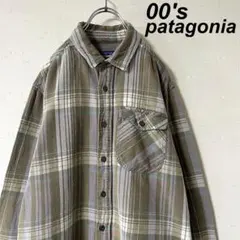 古着 00's パタゴニア ネルシャツ 好配色のサムネイル