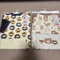 西松屋　ソフトキルト長袖パジャマ2点　90cm
