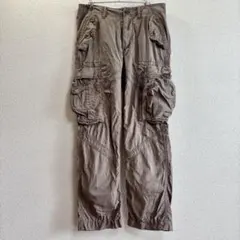 ポロバイラルフローレン カーゴパンツ 実寸W32L29 ブラウン系 y2kのサムネイル