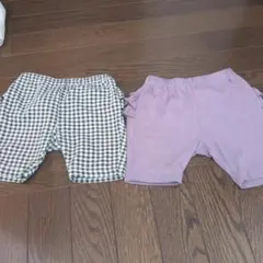 半ズボン　フリルハーフパンツ