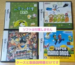 ニンテンドーDS ソフト ケースと取扱説明書だけ【ゲームソフトは付属しません】