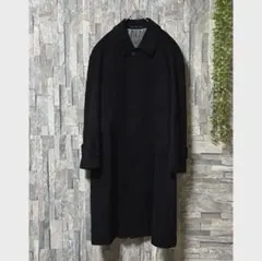 ✨美品&マキシ丈✨100% カシミア ロングコート ブラック フォーマル