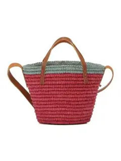 新品★50%OFF★Sans Arcidet サンアルシデ ラフィアかごバッグ