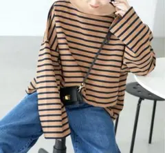 LeMinor SLOBE IENA別注 WEEKLYビッグボーダーカットソー