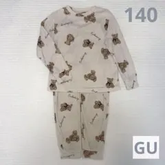 GU くま柄 パジャマ 140