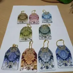 バラ売り可　鬼滅の刃 一番くじ 御守風アクリルチャーム 　9点セット