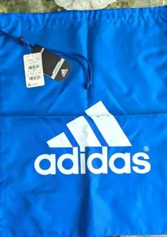 アディダス　ナイロンバッグ　ブルー